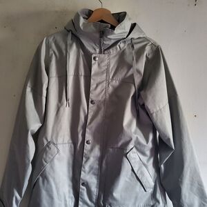 Burton Dryride  Women's Light Gray Hooded Jacket.